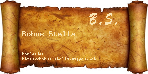 Bohus Stella névjegykártya